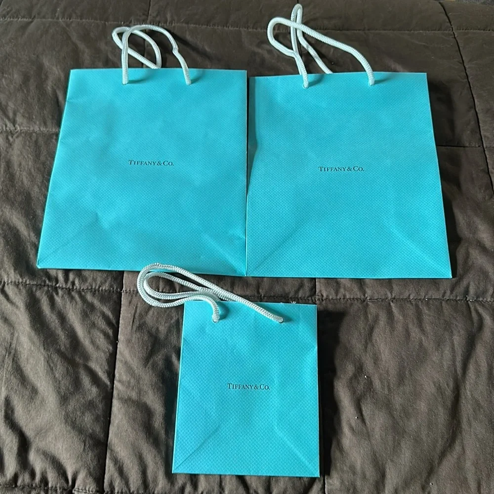 Assorted Tiffany & Co. Gift Bags
